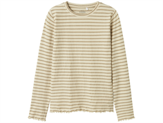 Name It summer sand striped glitter shirt